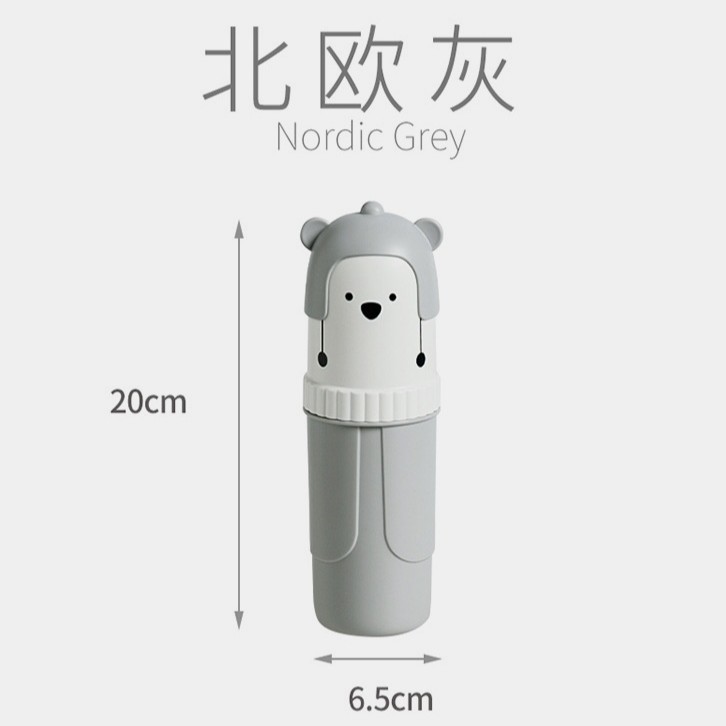 Bärbar tandborsthållare för resor par och studenter_voghion.com