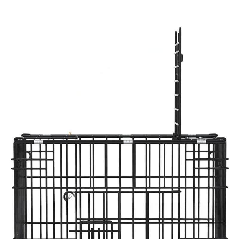 Складная клетка для собак и кошек с поддоном, 50×35×40–85×60×70 см, варианты с аксессуарами