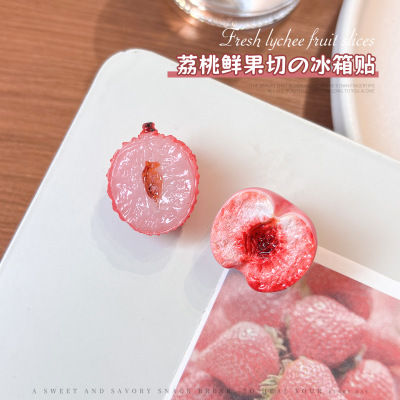 Реалистичный магнит на холодильник, игра с едой, DIY