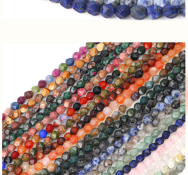 32g Weight 1 Strand Diameter 10mm Diameter 6 Mm Diameter 8mm Natural Stone Agate Tiger Eye Geometric Jewelry Accessories Beads