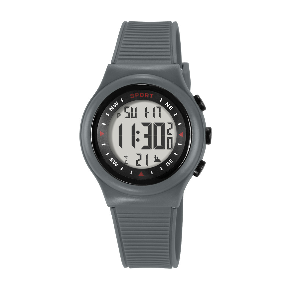 Nuevo reloj electrónico de deportes al aire libre de estudiantes de secundaria secundaria alarma de tiempo nocturna reloj electrónico multifuncional al por mayor