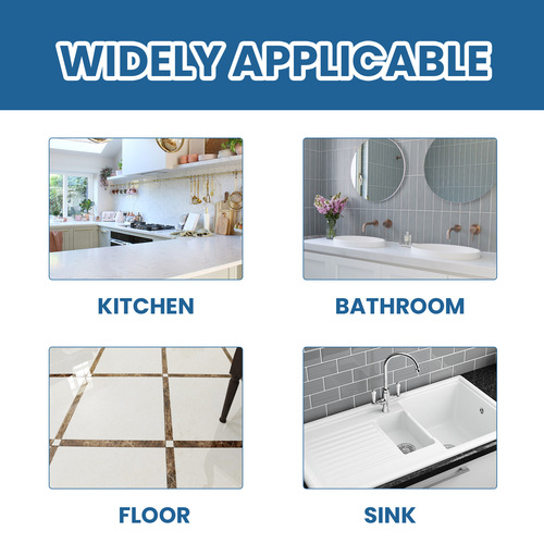 Jaysuing Grout for Home Kitchen Bathroom Waterproof Mold Resistant Tile Filling and Joint Filling Agent Tile Grout