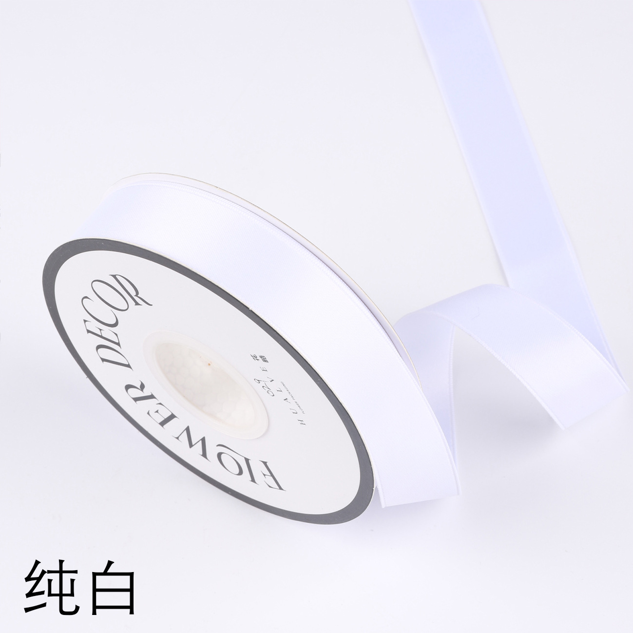 2,5 cm cinta de poliéster de doble cara al por mayor bolsa hecha a mano de bricolaje materiales de flores embalaje mate lavado bolsa de algodón cinta de la flor