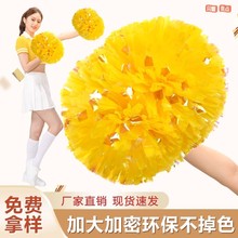 批发炫彩花球啦啦队手拿花拉拉队手花啦啦操花球广场演出手拉花球