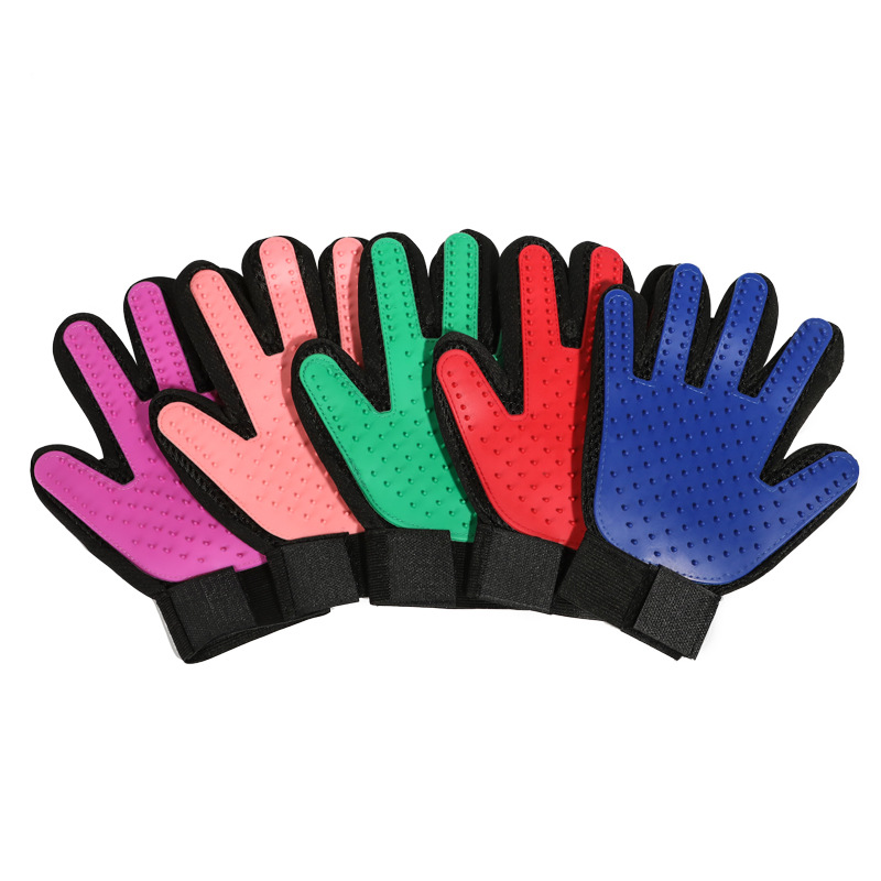 Guantes de gato guantes de pelo de perro flotante masaje de pelo rascarse artefacto en línea Venta caliente Fabricante de productos para mascotas en stock