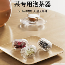 家用泡茶神器保温杯通用茶水分离过滤器Tritan材质茶仓花茶球配件