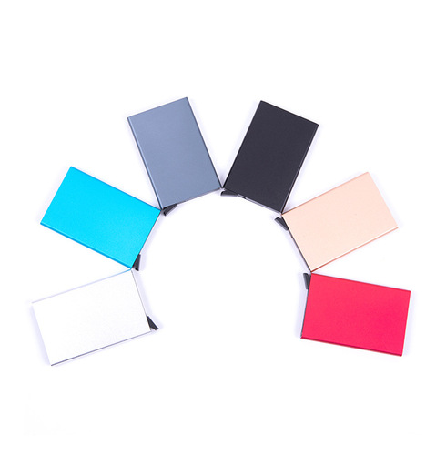 Anti-theft aluminum card case aluminum alloy case aluminum credit card box card case business anti-magnetic box bank card box 
