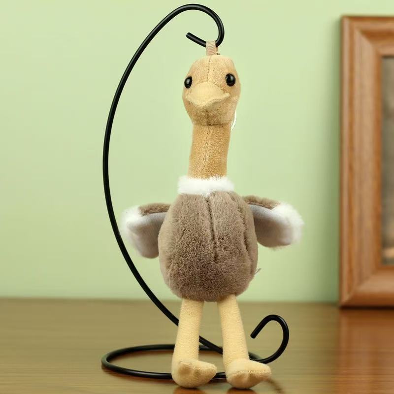 Simulación transfronteriza avestruz peluche juguetes colgantes muñecas muñecas zoológicas recuerdos muñecas muñecas de educación temprana
