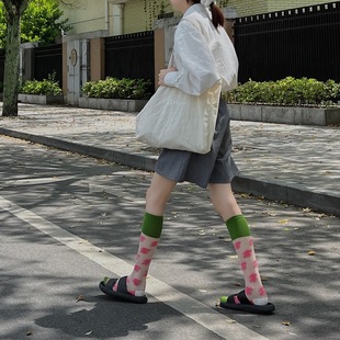Candy Color Rakou jk Socks Women's Japanese Style Small Windmill Cute Sweet All-match Sandals Glass Silk Cuff Socks