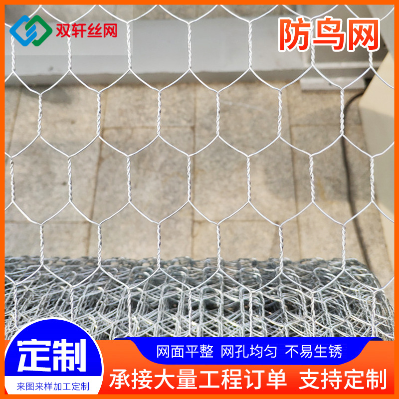 304不锈钢驱鸟网 车站机场驱鸟防鸟网不锈钢拧花网小孔六角网