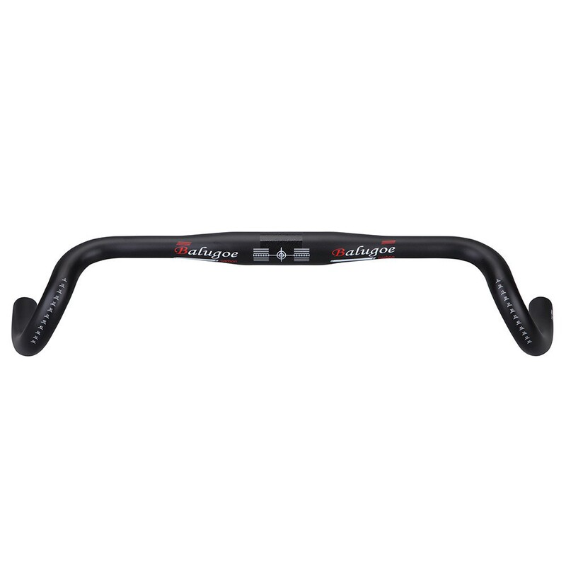 2023 Balugoe Carbon Fiber Wide-Angle Bent Handlebar with 30-Degree External Bend Angle for Road Bicycles with Internal Cable Routing 2023 Balugoe Carbon Fiber Wide-Angle Bent Handlebar with 30-Degree External Bend Angle for Road Bicycles with Internal Cable Routing