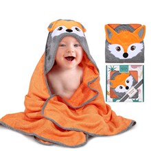 外贸爆款婴儿浴巾抱被浴巾a类竹纤维包被初生儿襁褓儿童浴巾斗篷