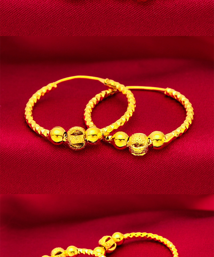 Orecchini a cerchio placcati oro per donna e uomo eleganti_voghion.com