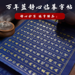 Wannianlan 静かな手書き経典小楷書毛筆コピーブック大人用ソフトペン初心者毛筆練習