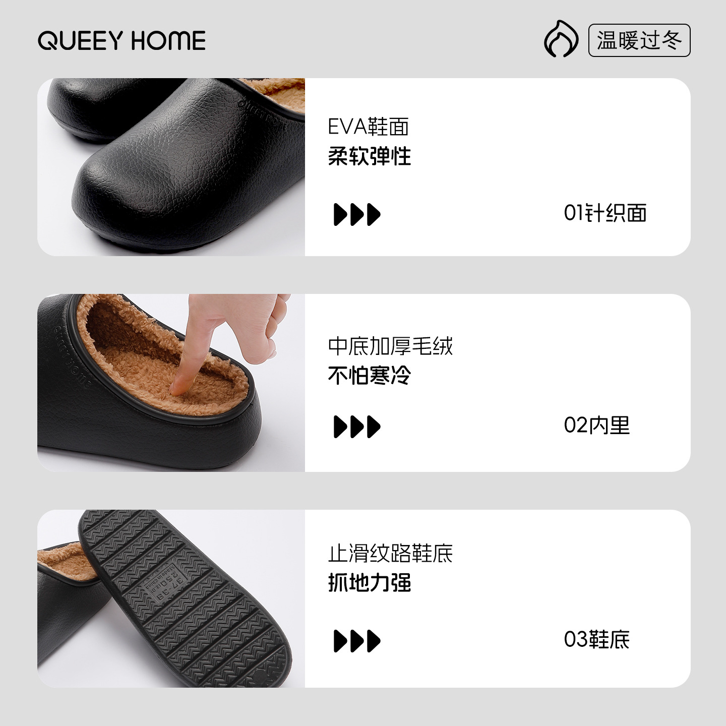 Bavlněné pantofle Birkenstock pro muže, protiskluzové, nepromokavé, hřejivé vnitřní antibakteriální plyšové pantofle se silnou podrážkou, dámské pantofle