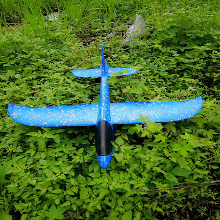 ネットで話題の発射式フォーム飛行機ガン、子供用屋外スポーツ、手投げ飛行グライダー、男の子向け模型玩具|undefined