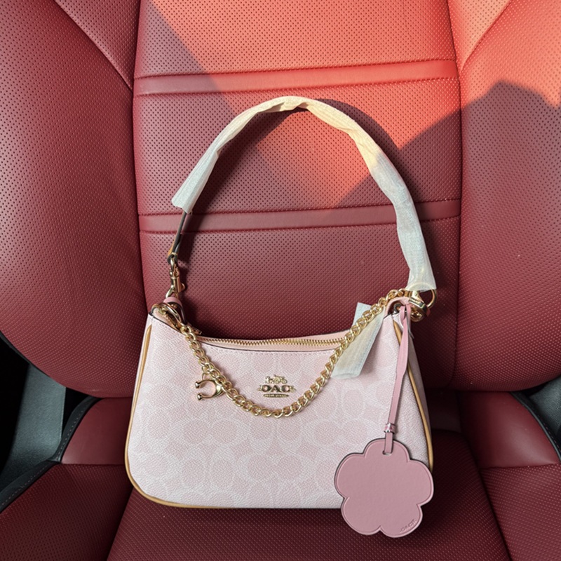 2026 New Women's Bag Teri25 Chain Shoulder Bag Classic Monogram Fashion Single Shoulder Handbag Mahjong Bag Crescent Bag