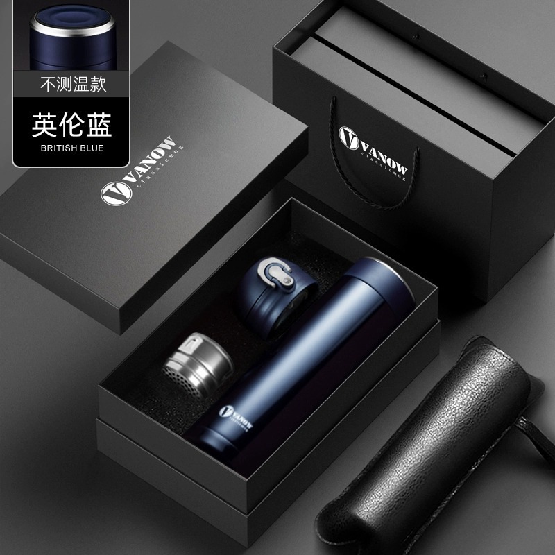 Vanow スマート温度測定魔法瓶カップ 男性と女性用 316 グループ購入ギフト ロゴ刻印入り ティーカップ ウォーターカップ|undefined