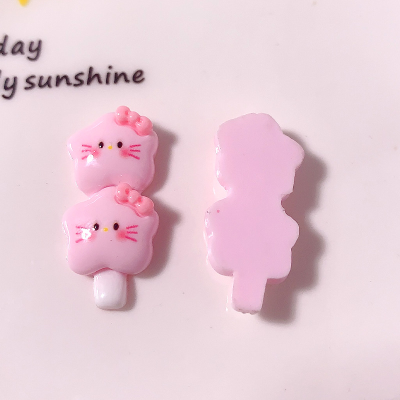 Nuevos accesorios de rama de cuerda de pelo de lazo bricolaje geles de crema accesorios para el cabello funda para teléfono móvil material de llavero al por mayor