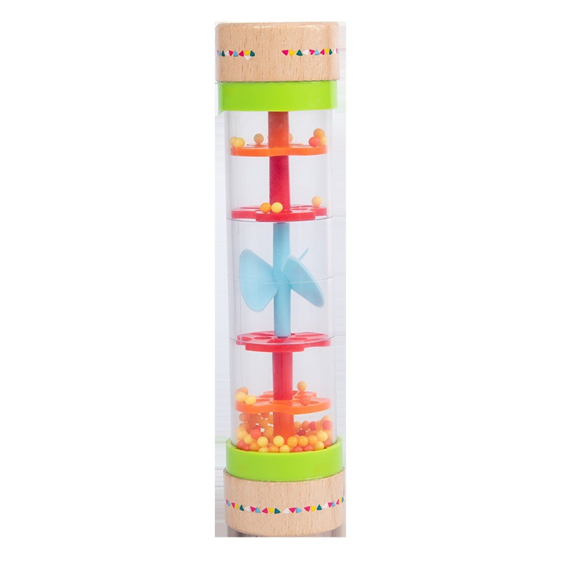 Instrumento de percusión Orff instrumento musical tubo de lluvia de plástico dispositivo de sonido imitación sonido material didáctico música aula