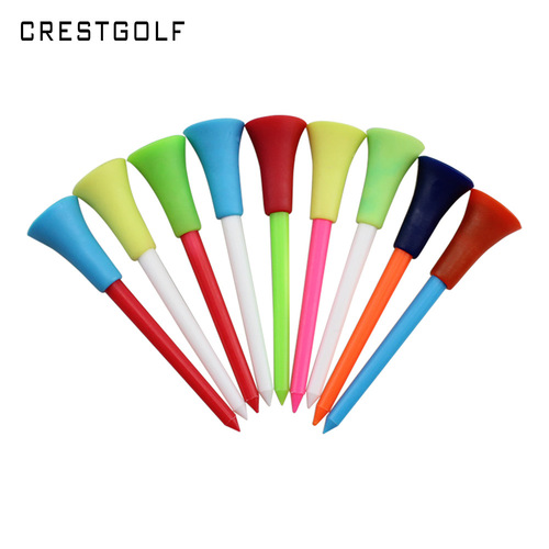 Golf Double-layer Rubber Nail Rubber Sleeve Plastic Nail Durable Golf Tee Tee Holder Multiple Specifications and Colors Available