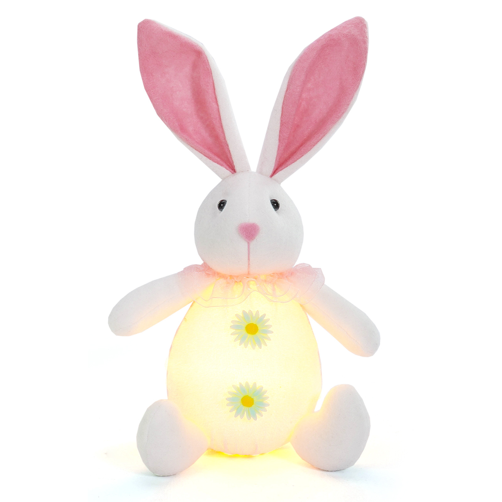 Cruz-frontera muñeca de pascua luminosa conejo decoraciones lindo enano goblin rudolph adornos regalos de vacaciones