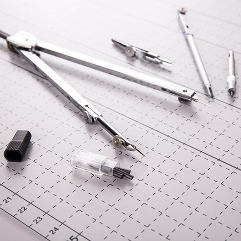 Deli 8604 Circular Set Engineering Technology Student Drawing Rules Design Tool Metal Sensorship Makeup Instrument