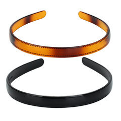 Bestselling 1.5 cm Wide Hair Clips DIY Accessories Glossy Black Tooth Face Hair Clips Unisex Universal Hair Clip Fastener