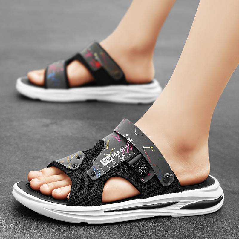 Sandalias para hombres de verano nuevas zapatillas casuales al aire libre zapatillas de playa deportivas antideslizantes image 3