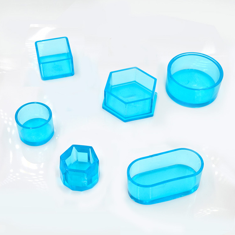花柬DIY收納盒滴膠模具花盆多肉模具六邊形蓋子 棺材硅膠模具