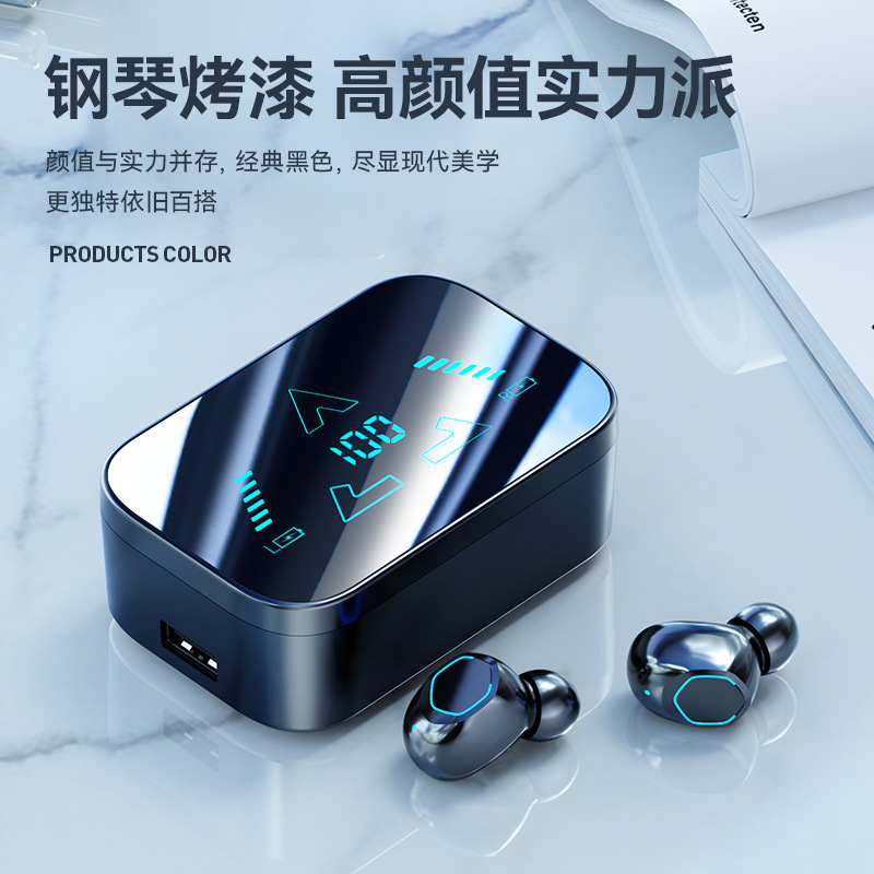 クロスボーダー新しい M48 Bluetooth ヘッドセットインイヤーデジタルディスプレイ超長バッテリー寿命大容量音楽ゲーム tws ヘッドセット|undefined