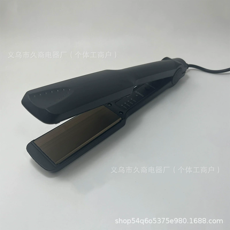 Big black splint hot hair clip big splint straight hair curling splint does not hurt hair curling iron splint curling and straightening