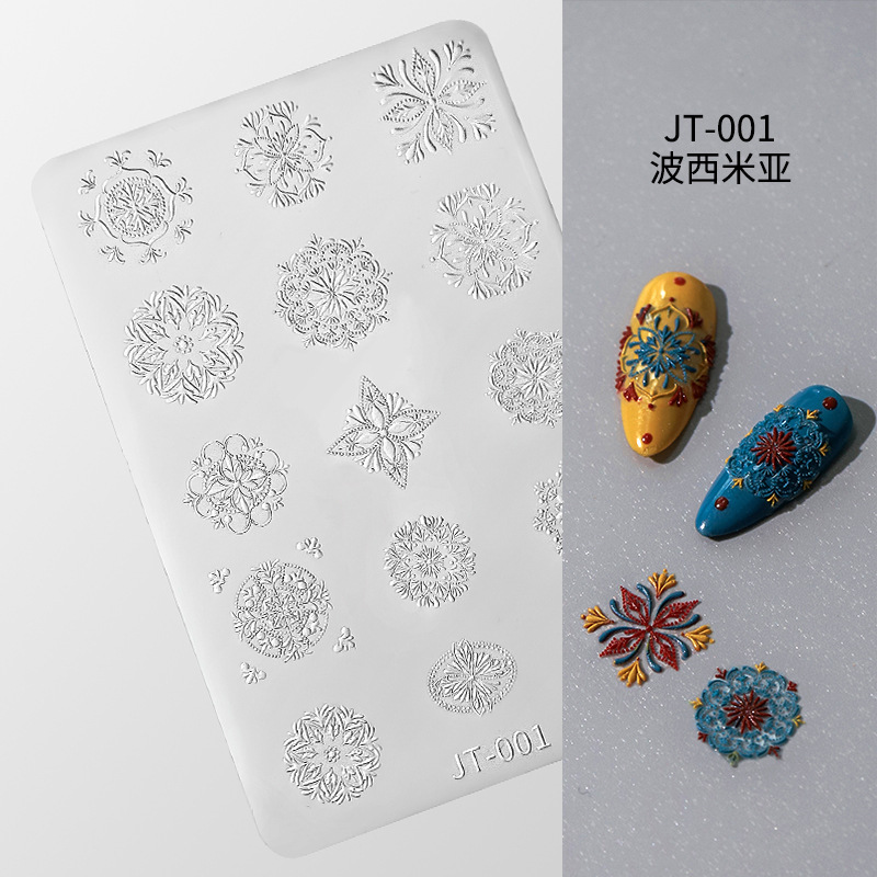 Molde de silicona en relieve (001 Bohemia)