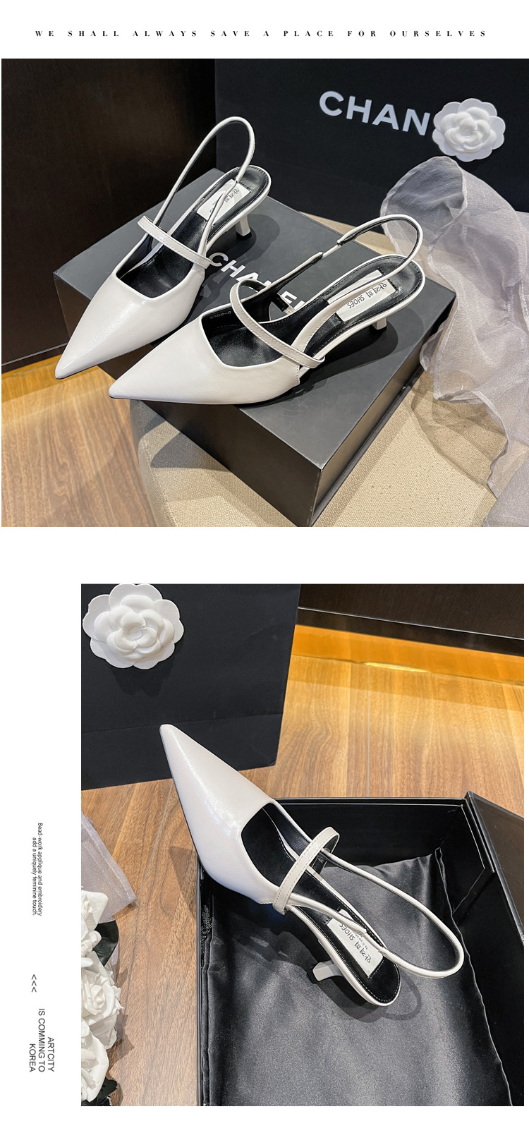 European and American Pointed Women's Summer Fashion is Simple and Slimming, with Slim Heels and Sandals. Versatile High Heels_voghion.com
