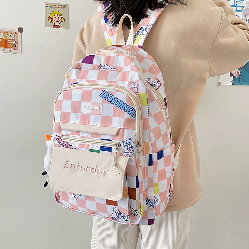 Brand cute backpack, Japanese shoulder bag, South Korea, with little bears, in Japanese style