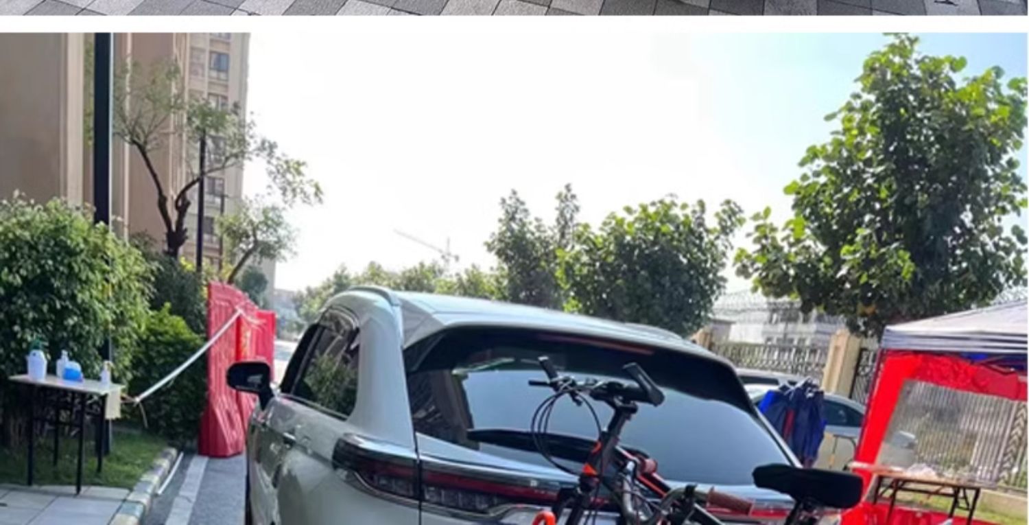 Outdoor cycling car rear hanging bicycle frame fixed single frame rear support bicycle equipment portable and detachable