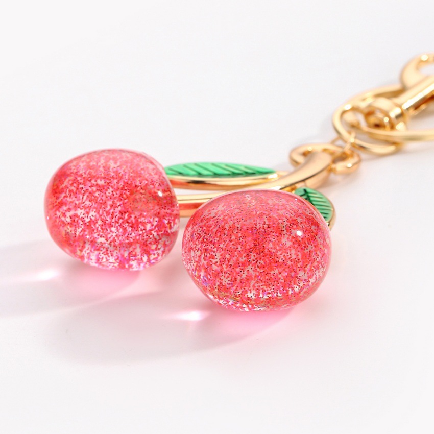 Cute Style Resin Cherry Bag Pendant Keychain Bag Charms