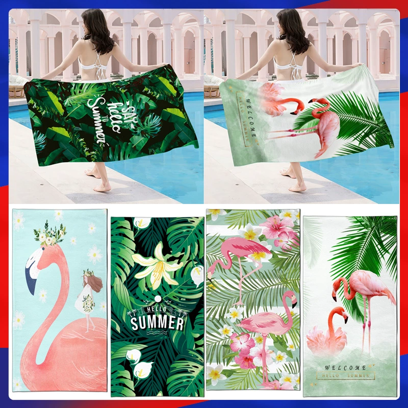 Трансграничная горячая Распродажа летнее прямоугольное пляжное полотенце, вытирающее пот, солнцезащитный козырек, банное полотенце из микрофибры, быстросохнющее спортивное полотенце, одеяло для сидения