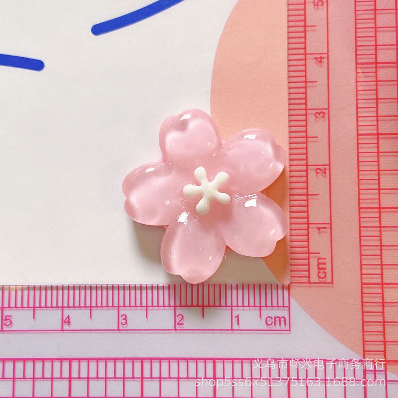 創意的な透き通った花の樹脂の部品の携帯のケースのクリームのゴムのdiyの手の髪飾りの材料の部品は卸売りします。|undefined