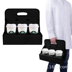 クロスボーダー再使用折りたたみ可能なコーヒー手提げ外売り袋断熱カップホルダーreusableカップホルダ