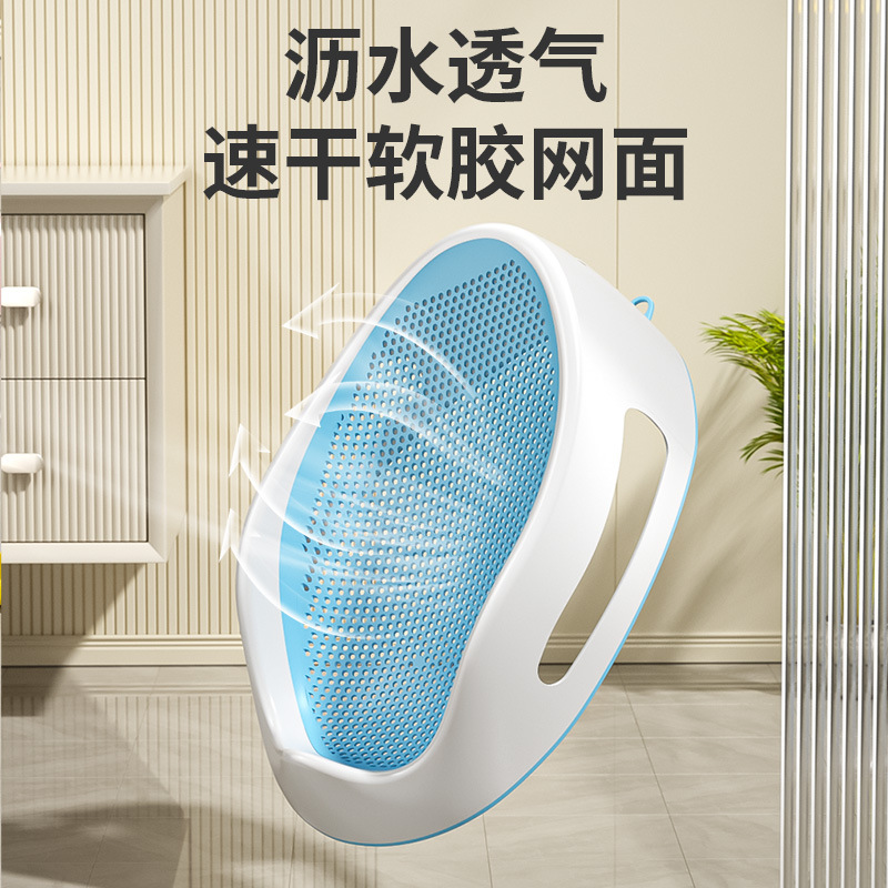 Rejilla de baño para bebé, red de baño, puede sentarse y acostarse, soporte de soporte para bebé, cojín antideslizante, baño para recién nacidos, marco de baño para bebé plegable