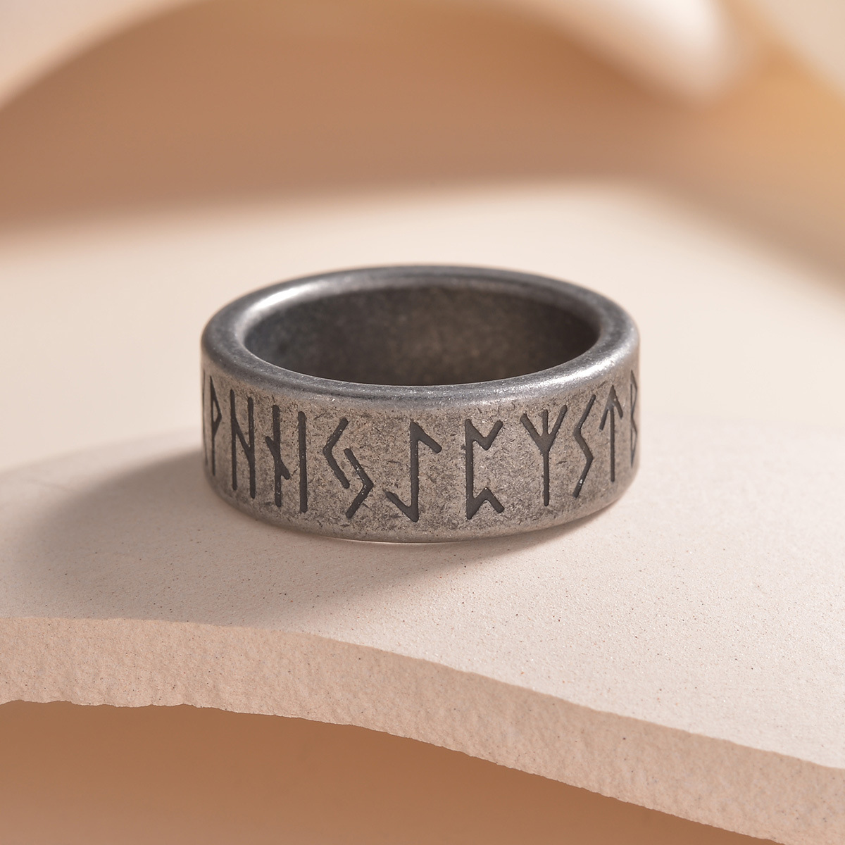 304 Stainless Steel Material Basic Classic Style Geometric 304 Stainless Steel Men'S Rings