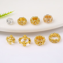 18K��ɫ΢��ʯ�����X݆���� ��Ƭ܇݆������� diy����Ʒ���