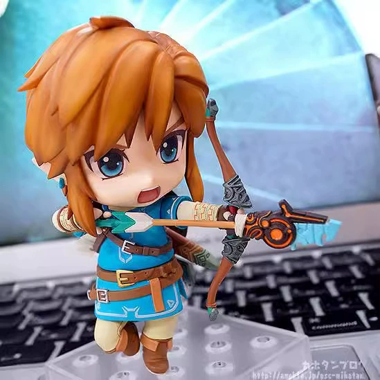 Легенда о Зельде Q-версия Нендороид 733# Линк обычная версия GSC Breath of the Wild украшения в коробке статуэтка