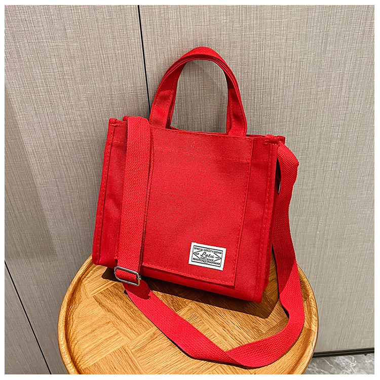 257g Weight Polyester Lining Material Sewing Thread Fashion Element Zipper Closure Type Single Shoulder Strap, Top Handle Strap Type Square Bag Bags Type Casual Occasion Canvas Material Solid Color Pattern All Seasons Season Women's Gender Streetwear Style Square Shape Women's Canvas Solid Color Streetwear Sewing Thread Square Zipper Square Bag 31