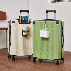 New 20-inch suitcase with durable, thickened travel design, high-quality appearance, ultra-lightweight, quiet wheels, zipper lock suitcase
