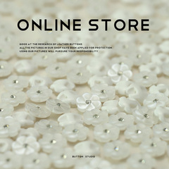 MOSN Beaded Houndstooth Button Knit Cardigan Resin Buttons Dark Eye Dress Coat Sleeve Collar Decorative Buttons