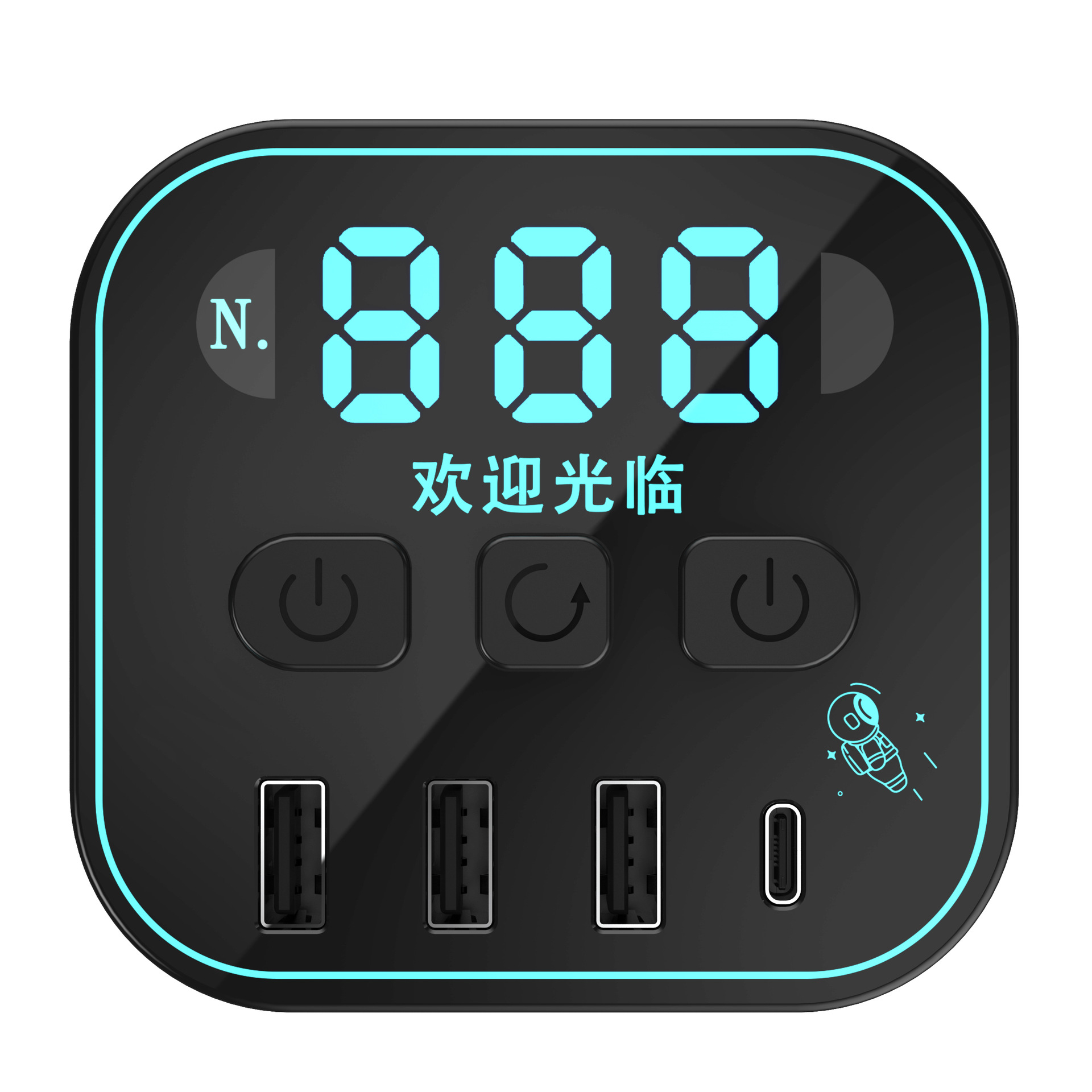 Internet Cafe, E-Sports Hotel Desktop Switch with Headphone Holder, One-Click Start, USB Expansion, Integrated Graphics Card, No