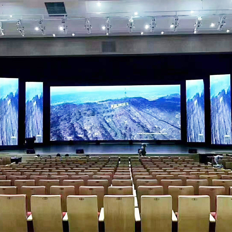 メーカー供給室内外フルカラーledディスプレイ舞台展示室生放送宣伝スクリーン背景大画面壁|undefined