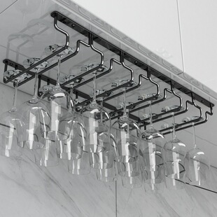 Wine Glass Rack Nordic Sus304 Stainless Steel Wine Glass Rack Upside down Household Hanging Wine Glass Rack High